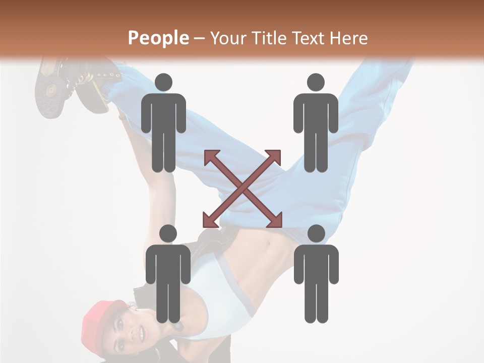 Breakdancer Dance Action PowerPoint Template