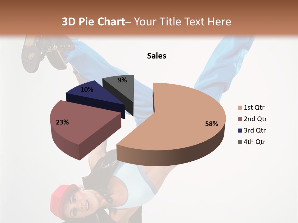 Breakdancer Dance Action PowerPoint Template