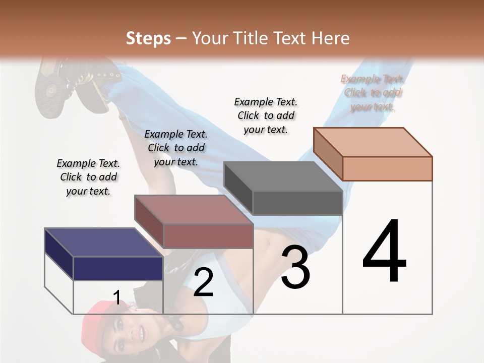 Breakdancer Dance Action PowerPoint Template