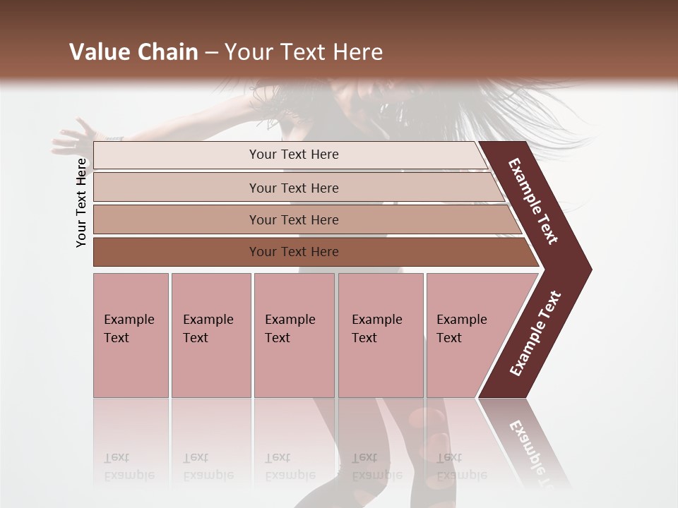 Feminine Brunette Music PowerPoint Template