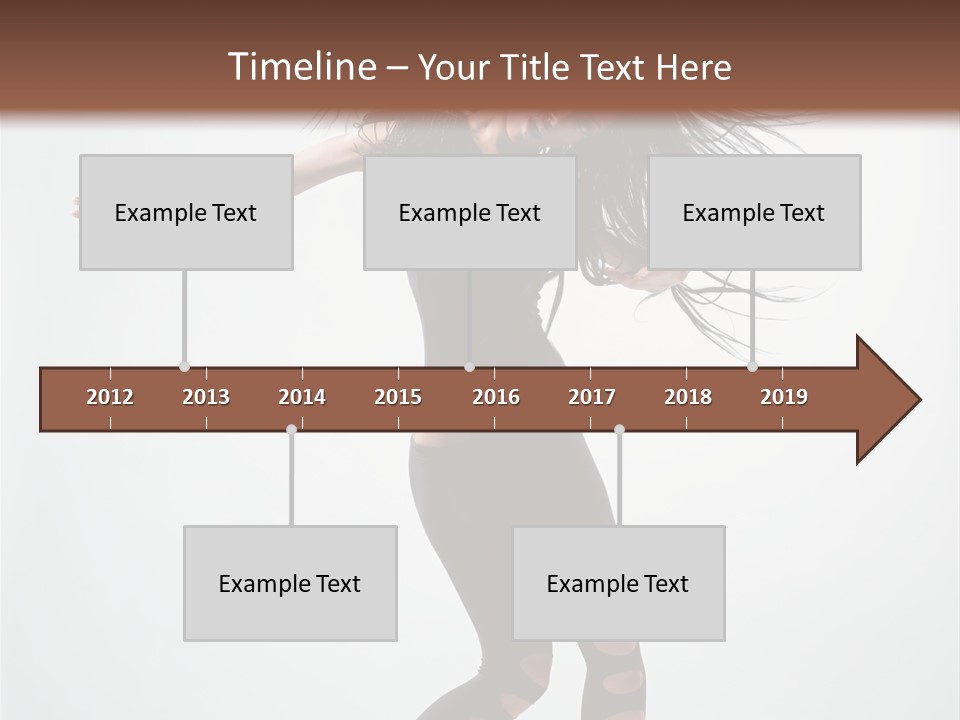 Feminine Brunette Music PowerPoint Template