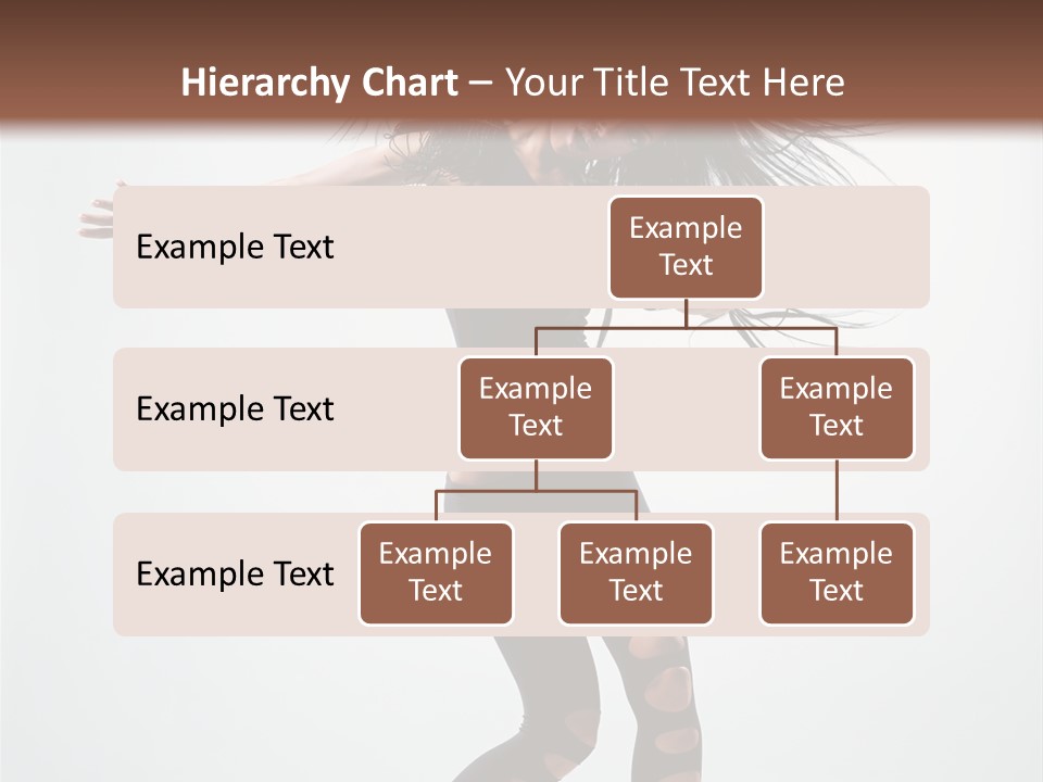 Feminine Brunette Music PowerPoint Template