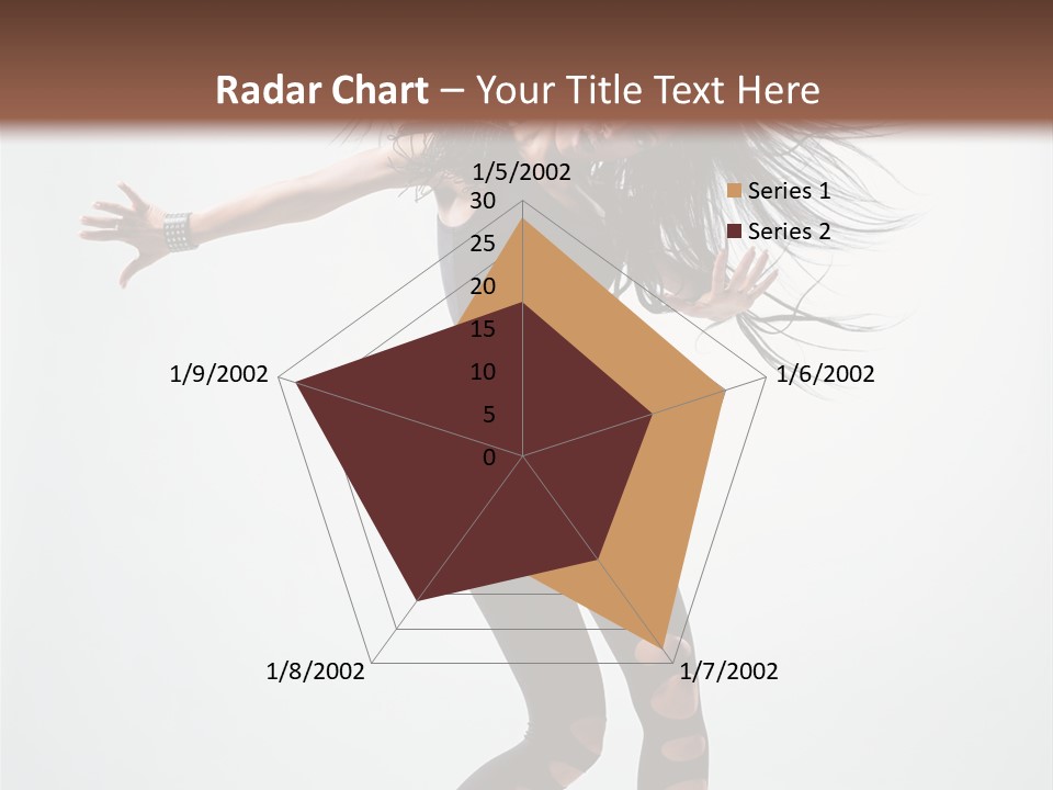 Feminine Brunette Music PowerPoint Template