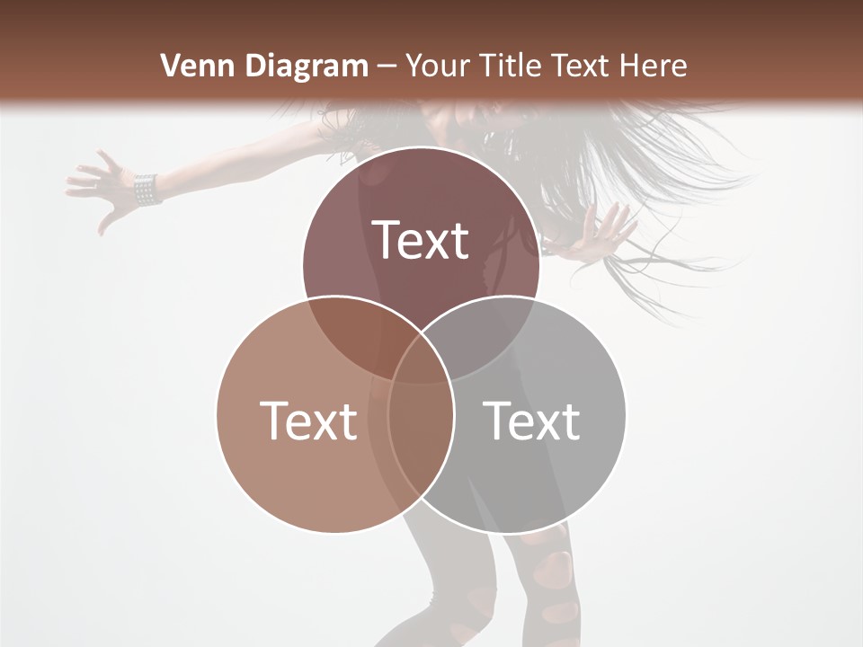 Feminine Brunette Music PowerPoint Template