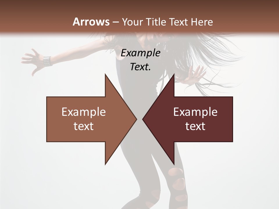 Feminine Brunette Music PowerPoint Template