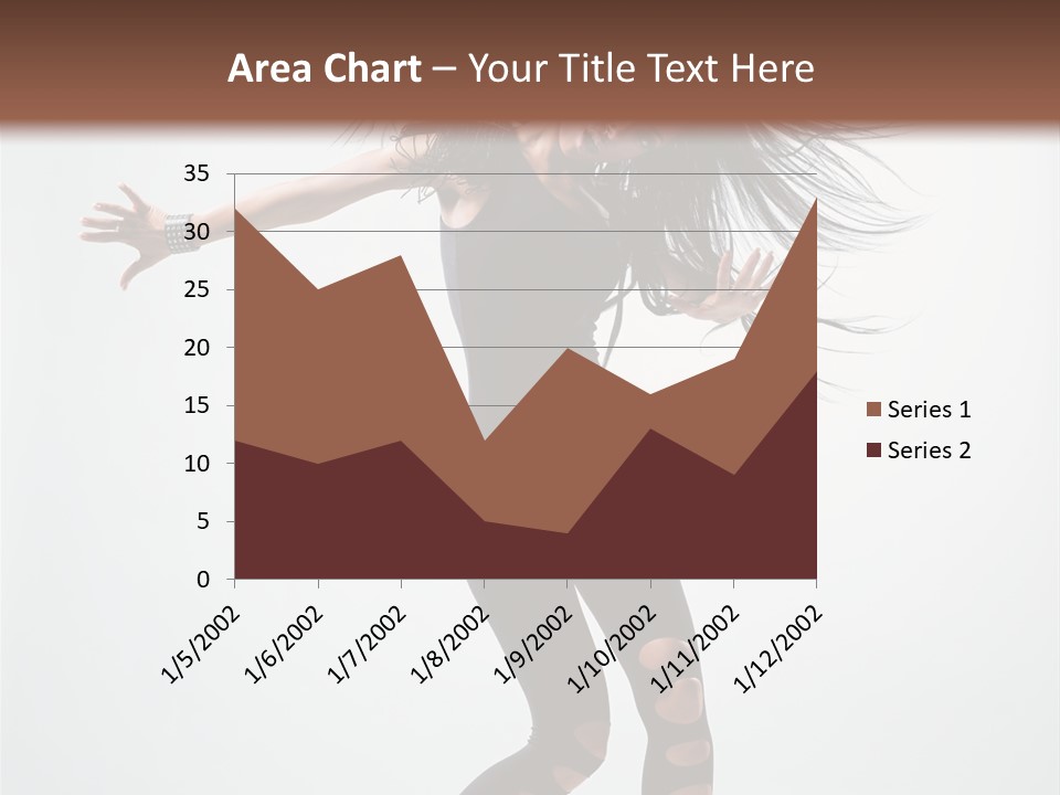 Feminine Brunette Music PowerPoint Template