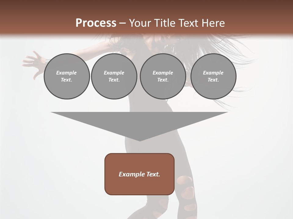 Feminine Brunette Music PowerPoint Template