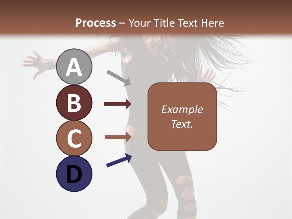 Feminine Brunette Music PowerPoint Template