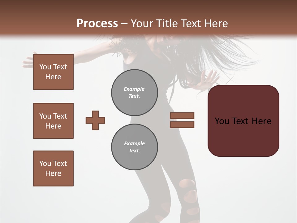 Feminine Brunette Music PowerPoint Template