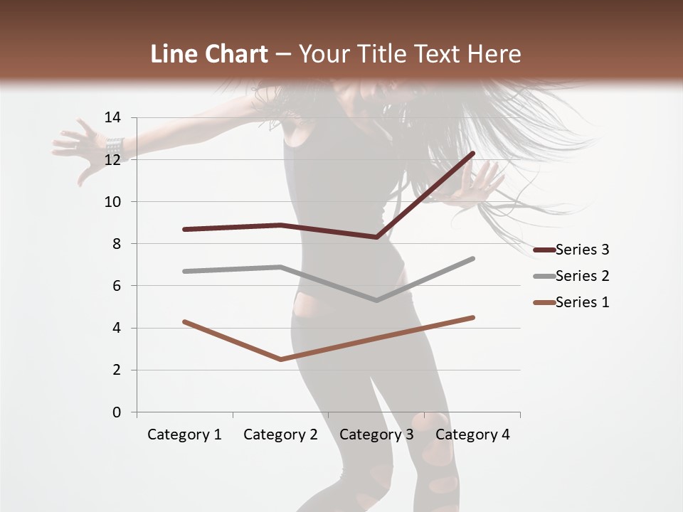 Feminine Brunette Music PowerPoint Template