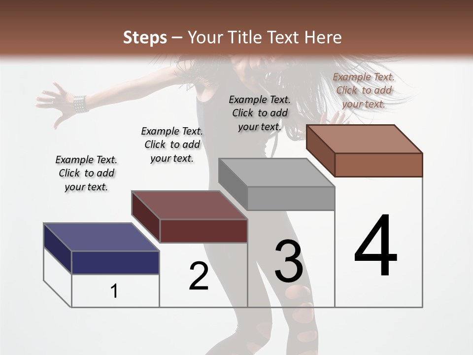 Feminine Brunette Music PowerPoint Template