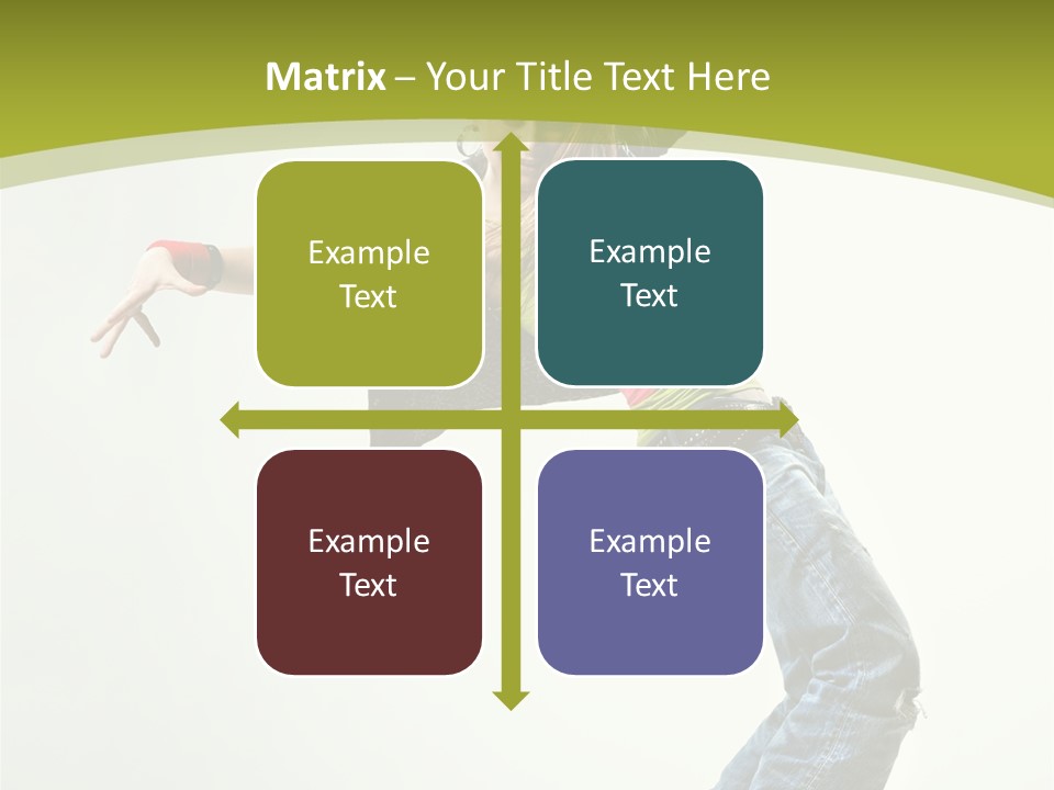 Human Break Dance One PowerPoint Template