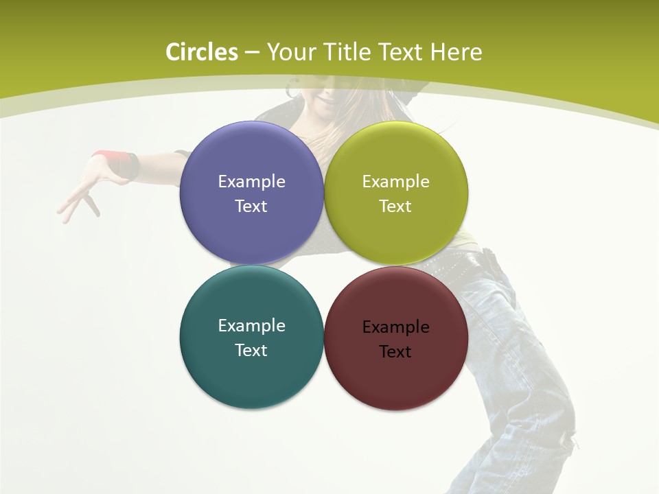 Human Break Dance One PowerPoint Template