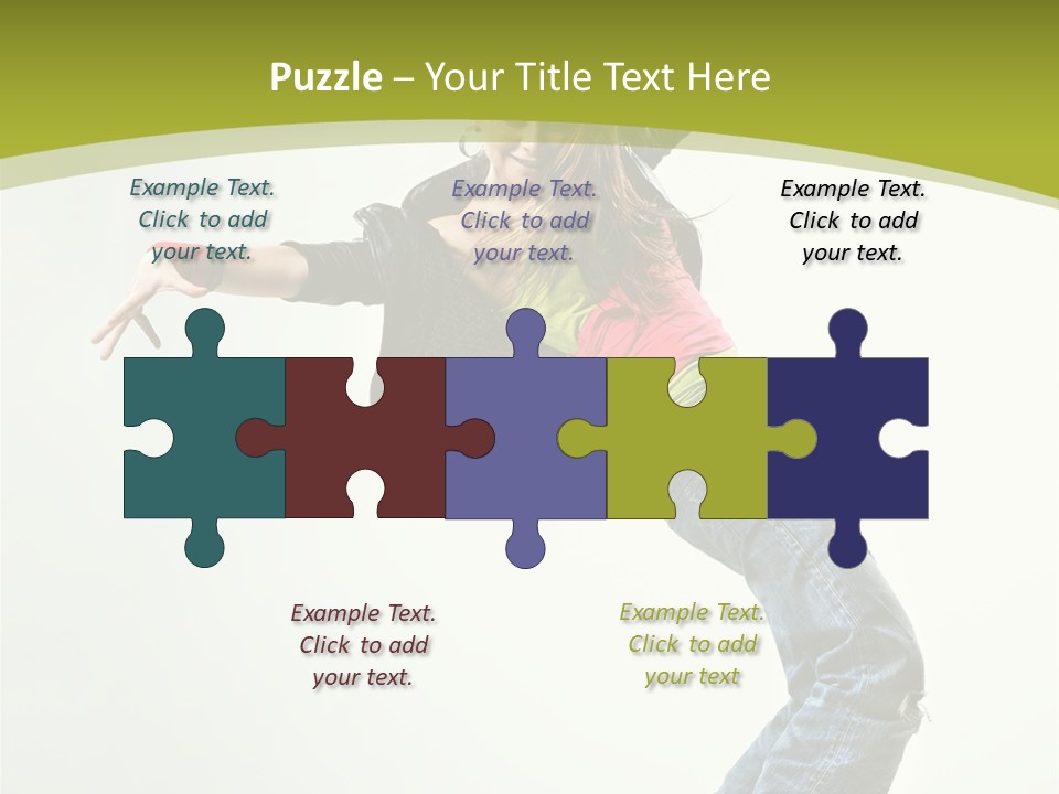 Human Break Dance One PowerPoint Template