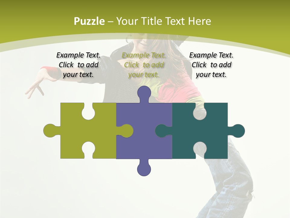 Human Break Dance One PowerPoint Template