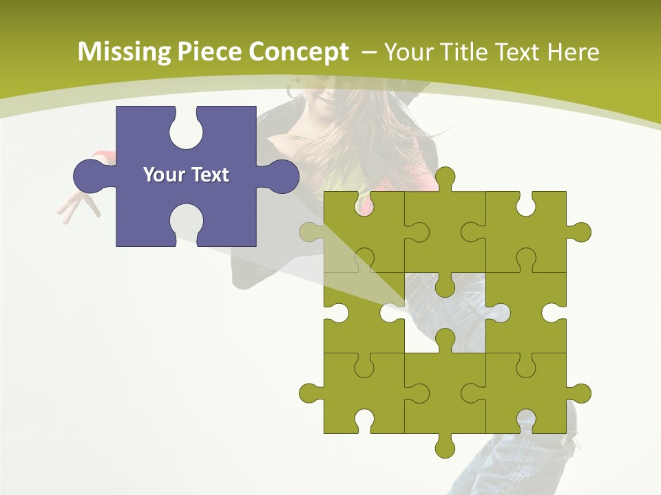 Human Break Dance One PowerPoint Template