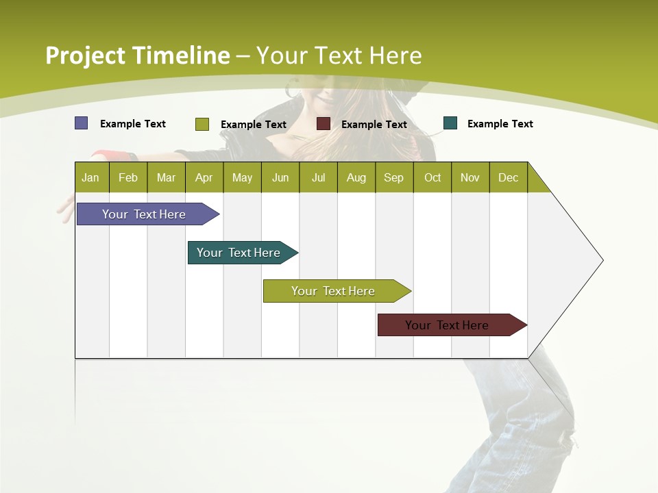 Human Break Dance One PowerPoint Template