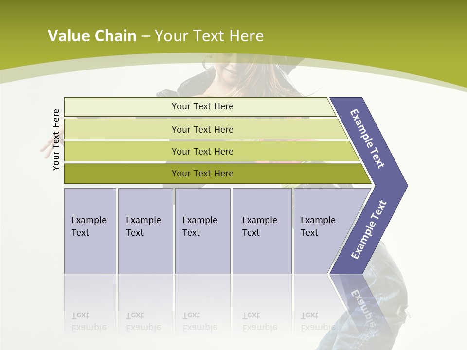 Human Break Dance One PowerPoint Template