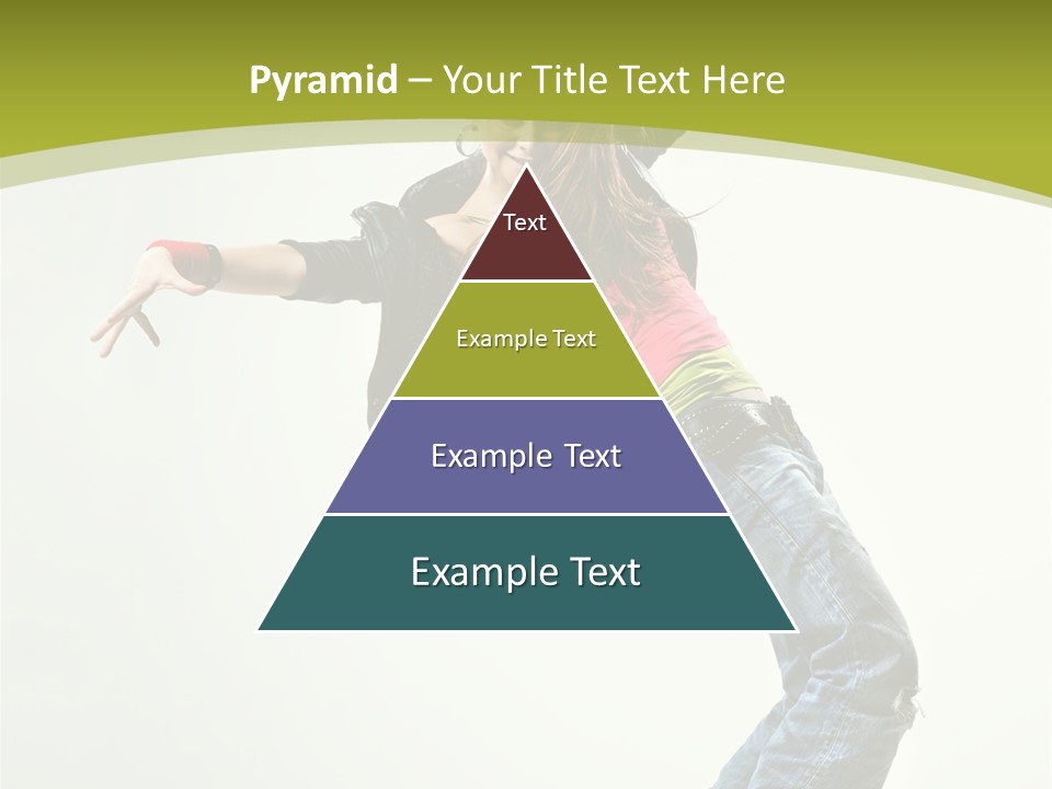 Human Break Dance One PowerPoint Template