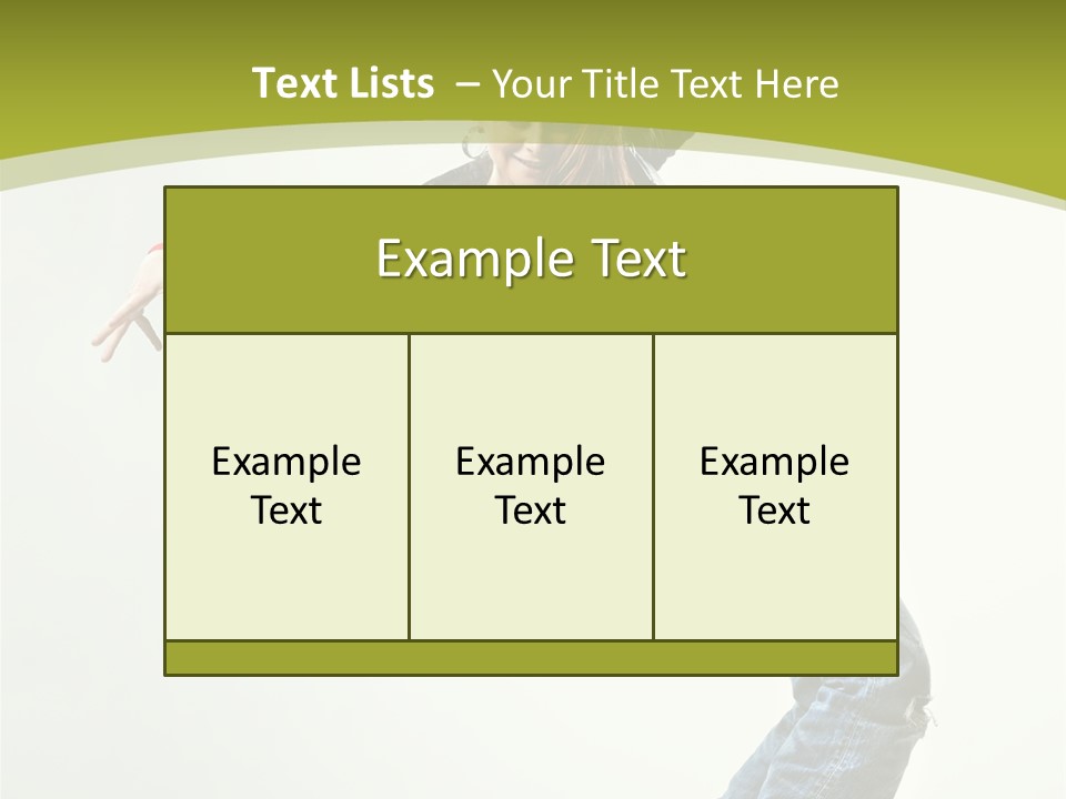 Human Break Dance One PowerPoint Template