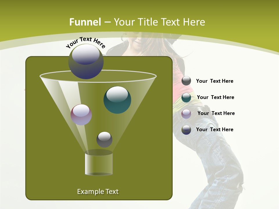 Human Break Dance One PowerPoint Template