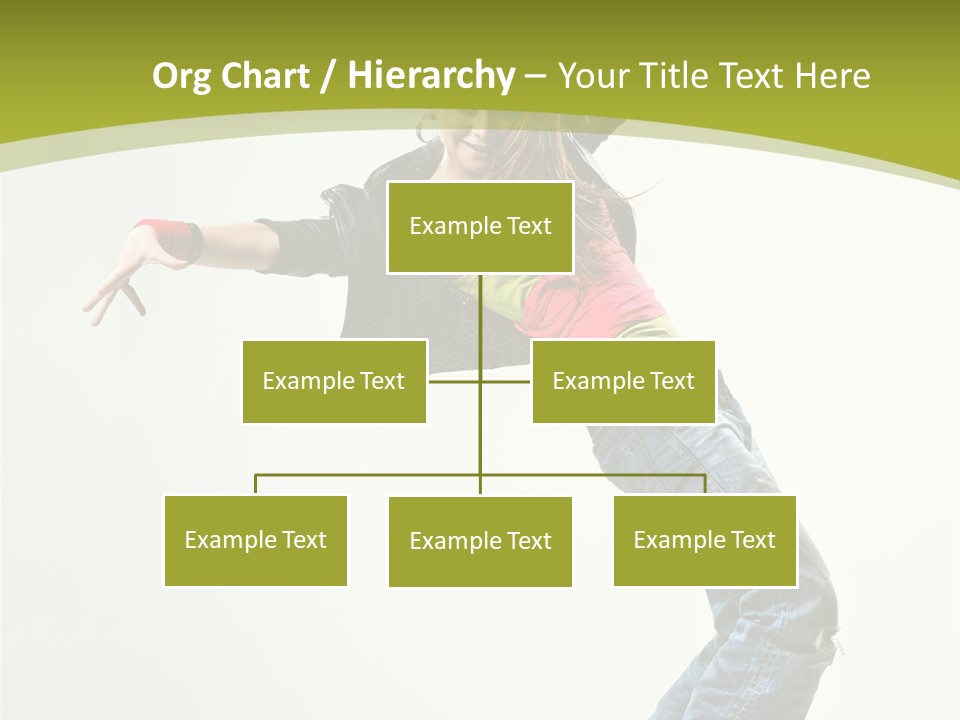 Human Break Dance One PowerPoint Template