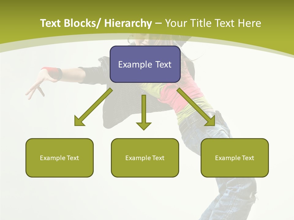 Human Break Dance One PowerPoint Template