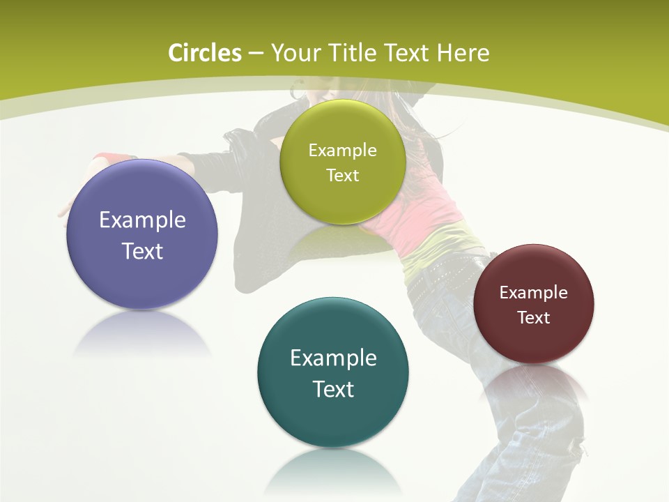 Human Break Dance One PowerPoint Template