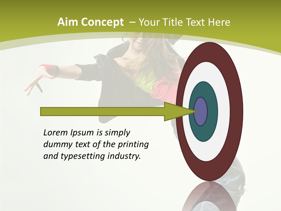 Human Break Dance One PowerPoint Template