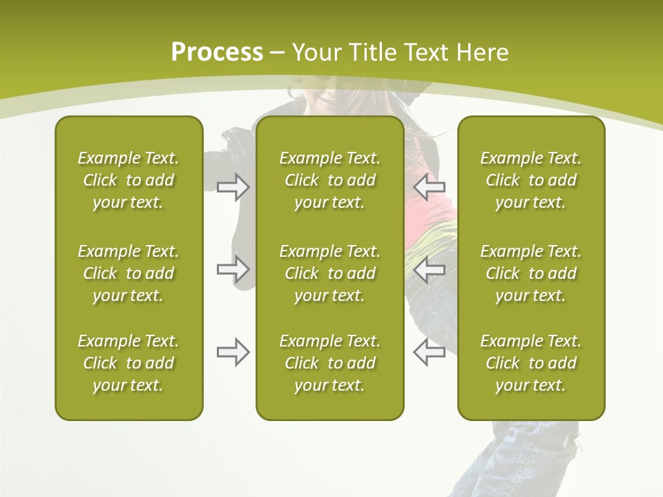 Human Break Dance One PowerPoint Template