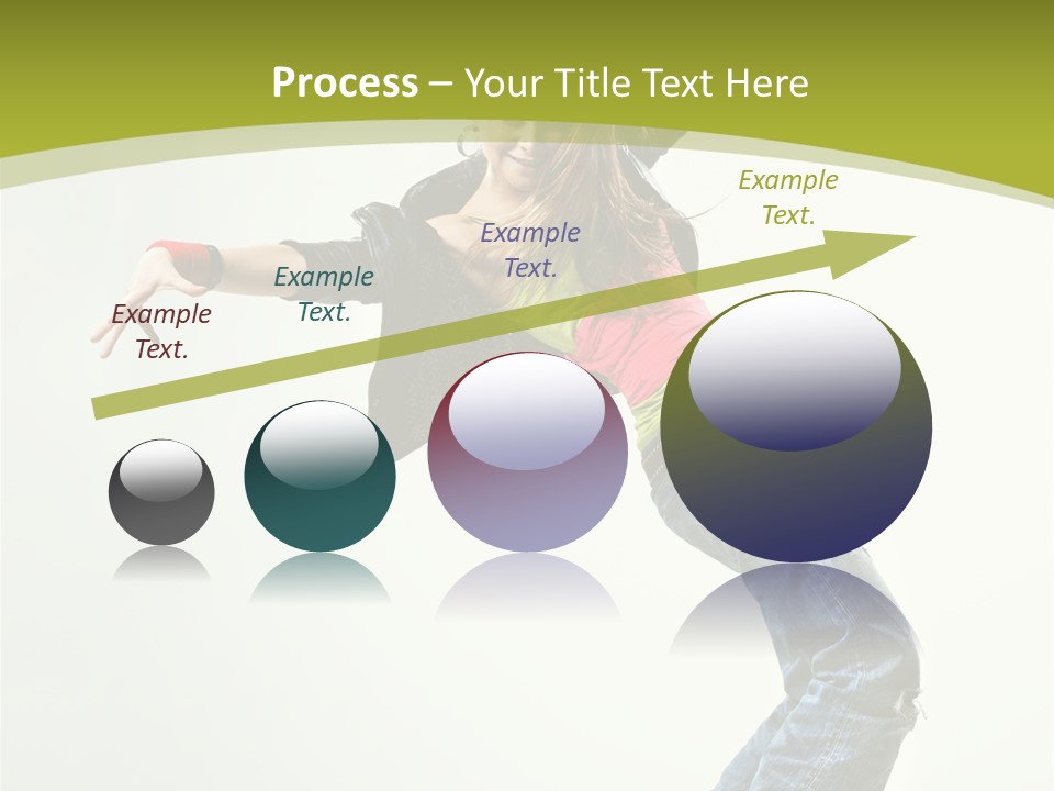 Human Break Dance One PowerPoint Template