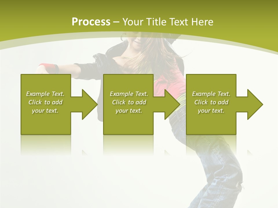 Human Break Dance One PowerPoint Template