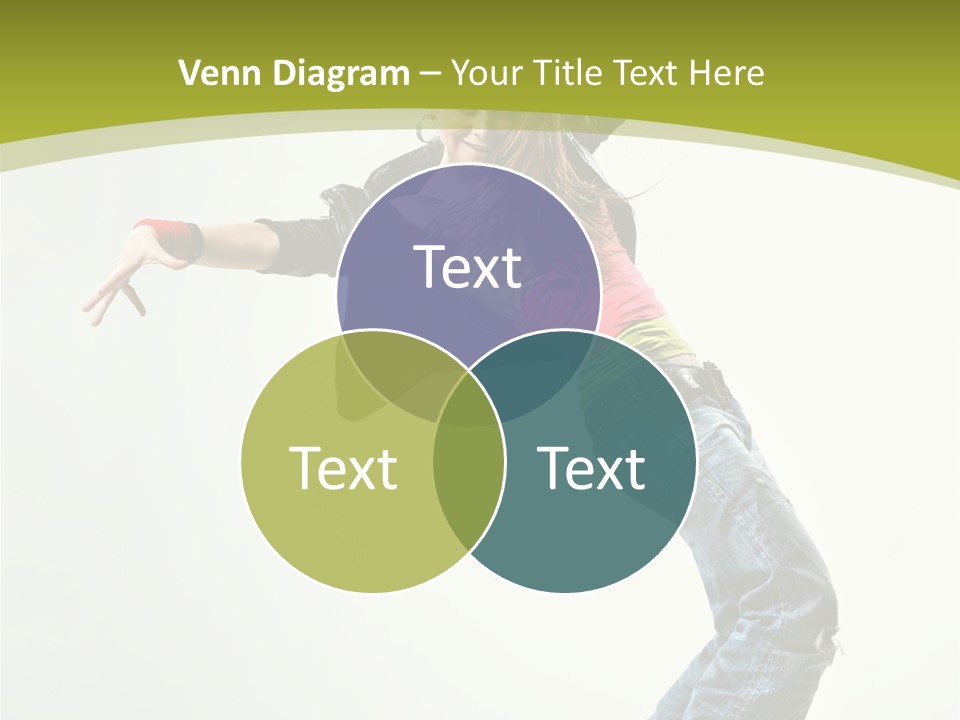 Human Break Dance One PowerPoint Template