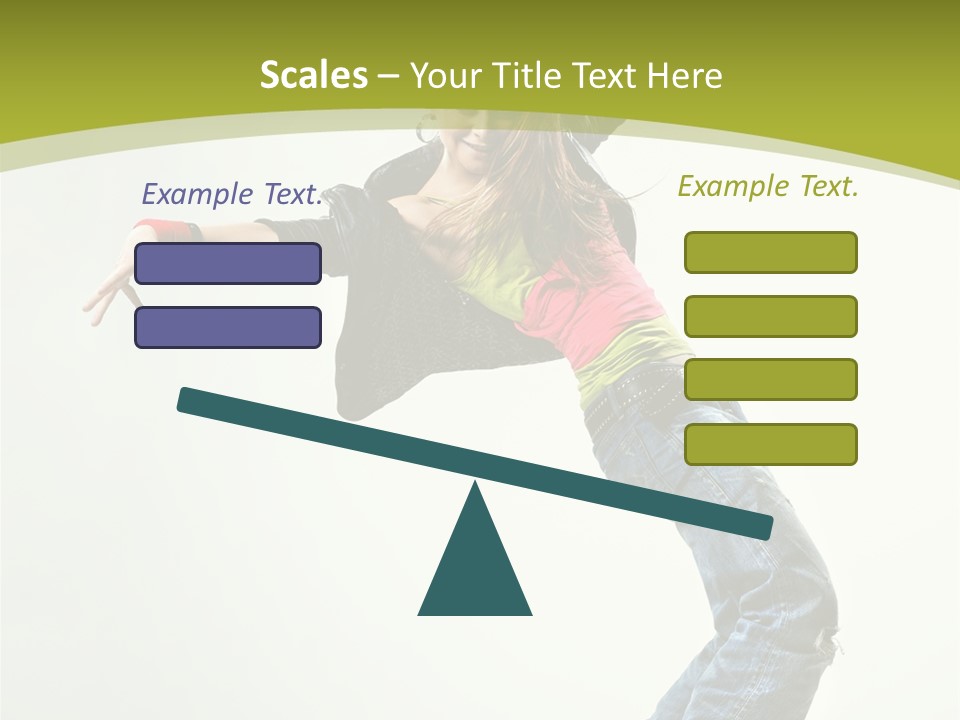 Human Break Dance One PowerPoint Template