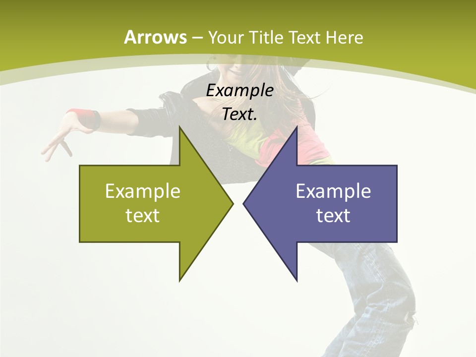 Human Break Dance One PowerPoint Template