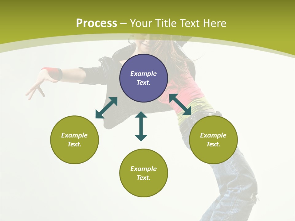 Human Break Dance One PowerPoint Template