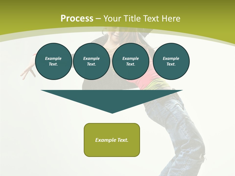 Human Break Dance One PowerPoint Template