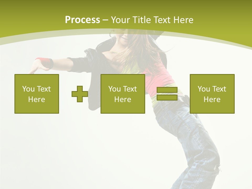 Human Break Dance One PowerPoint Template