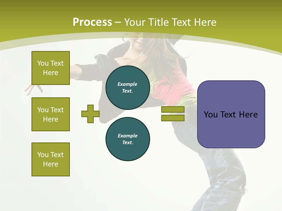 Human Break Dance One PowerPoint Template