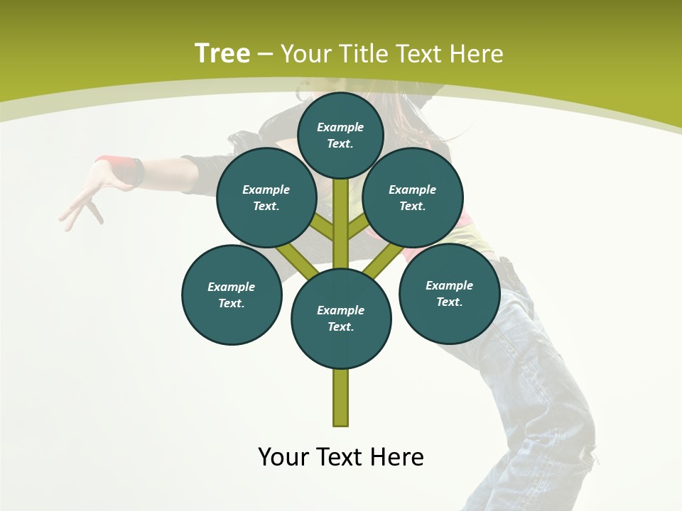 Human Break Dance One PowerPoint Template