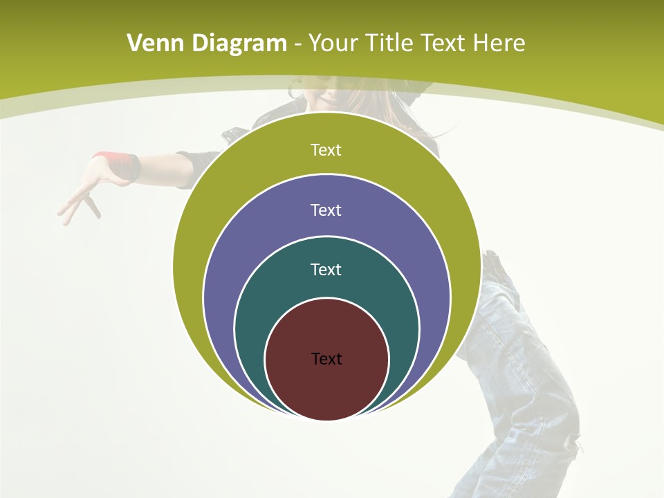 Human Break Dance One PowerPoint Template