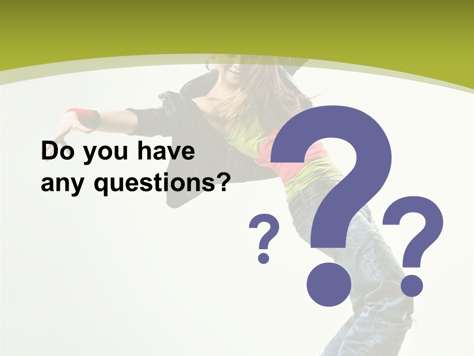 Human Break Dance One PowerPoint Template