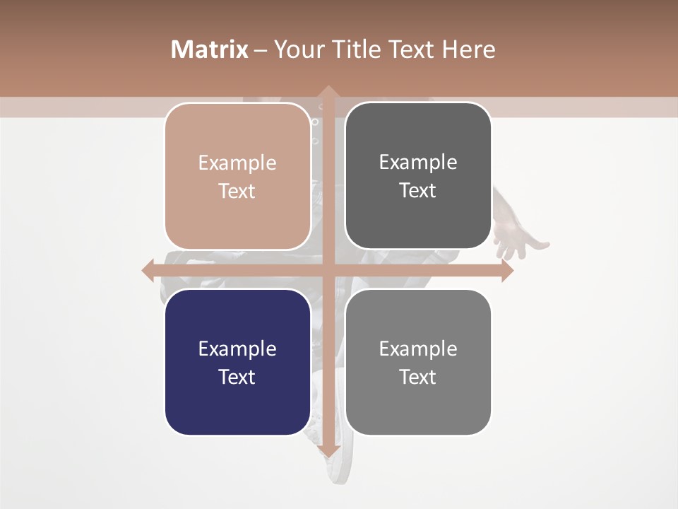 Dancer Flying Man PowerPoint Template