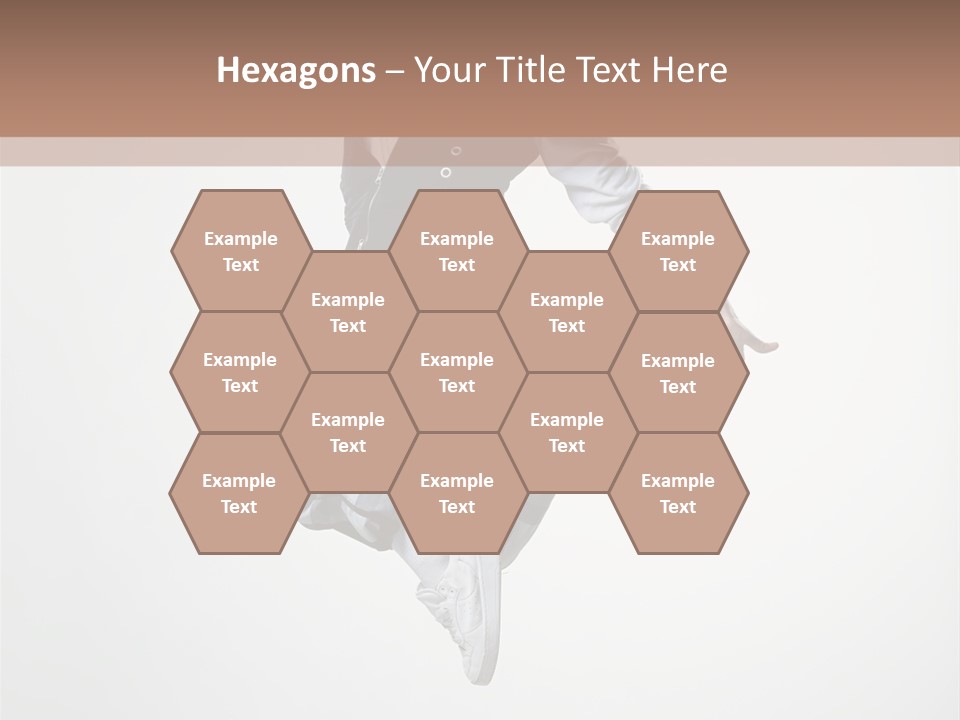 Dancer Flying Man PowerPoint Template