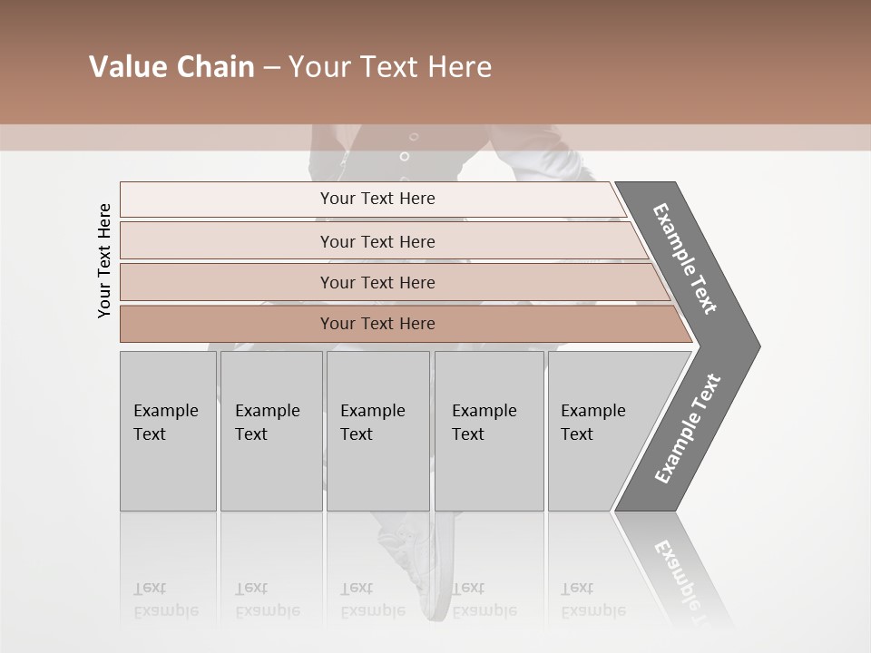 Dancer Flying Man PowerPoint Template