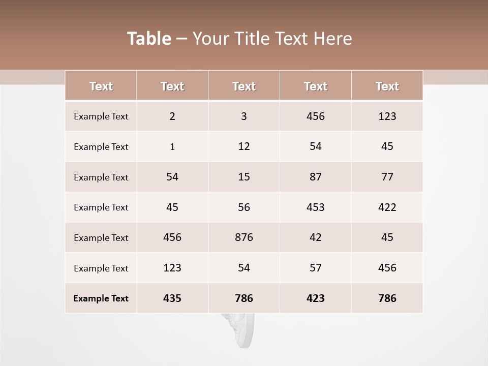 Dancer Flying Man PowerPoint Template