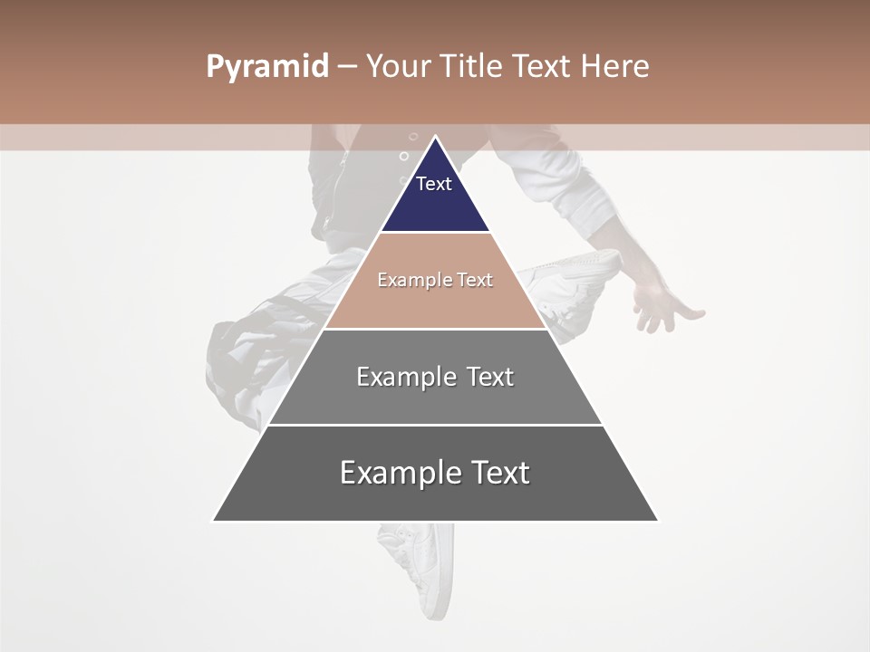 Dancer Flying Man PowerPoint Template