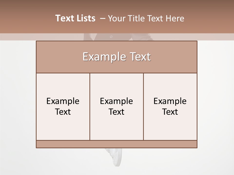 Dancer Flying Man PowerPoint Template