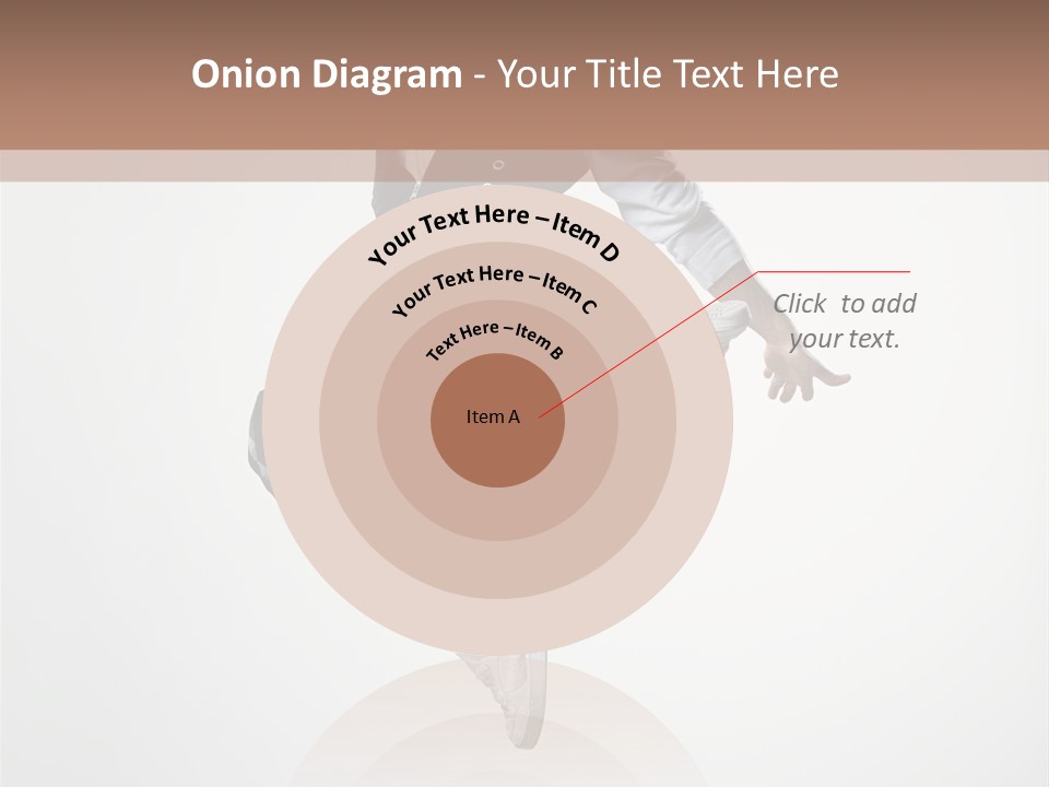 Dancer Flying Man PowerPoint Template