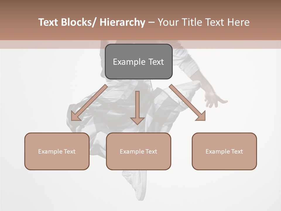 Dancer Flying Man PowerPoint Template
